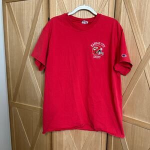 Vintage Red NFL KC Chiefs Shirt